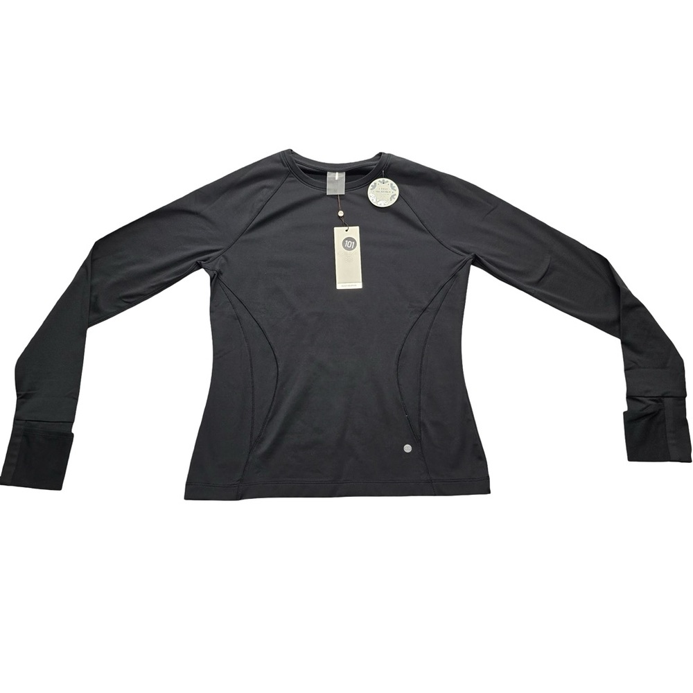 CALIA 101 Cold Weather Top Black Athletic Medium NWT
